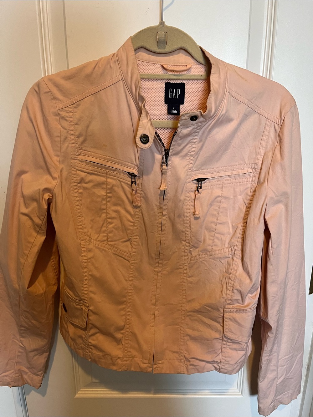 GAP Women's Light Blush Utility Jacket